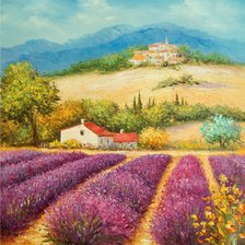 лавандовый пейзаж