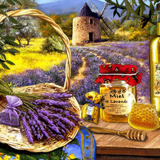 Схема вышивки «прованский пейзаж»