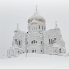 Схема вышивки «Белогорский монастырь»