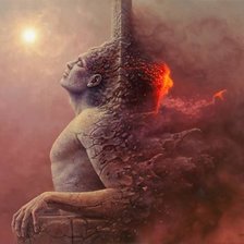 Схема вышивки «Człowiek»