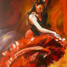 Схема вышивки «Taniec»