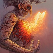 Схема вышивки «Człowiek»