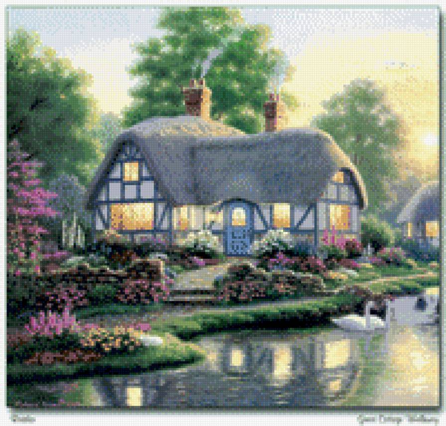 Домик мечты - пейзажи, дома - предпросмотр