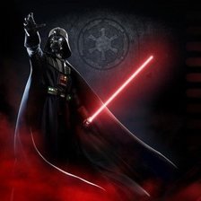 Схема вышивки «Дарт Вейдер»