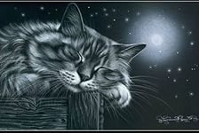 Схема вышивки «котейка»