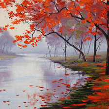 Схема вышивки «осень»