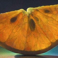 Схема вышивки «долька апельсина»