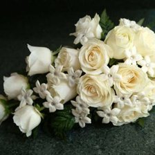 Схема вышивки «Букет невесты»