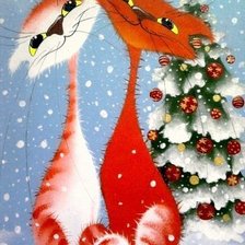 Схема вышивки «с Новым годом!»