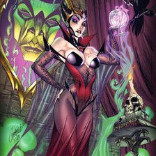 Схема вышивки «мачеха из белоснежки»