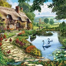 Схема вышивки «Наша дача»