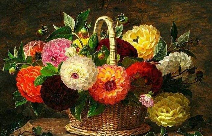 георгины - оригинал