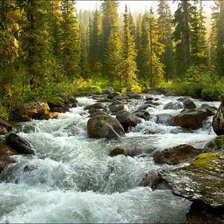 горная река