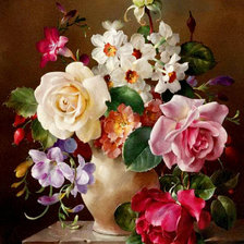 Схема вышивки «Цветочная композиция»