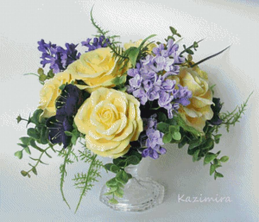 желтые розы - предпросмотр