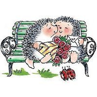 Схема вышивки «любовь и ежики»