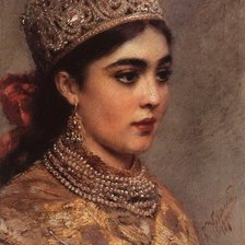 Схема вышивки «маковский .портрет»