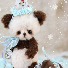 Схема вышивки «игрушка мишка»