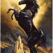 Схема вышивки «лошадь»