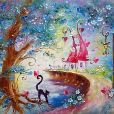 Схема вышивки «сказочный сад»