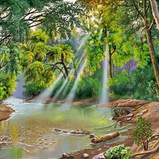 Схема вышивки «Лучи»