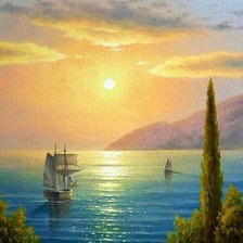 Схема вышивки «Крым»