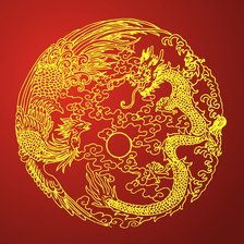 Схема вышивки «Феник-Дракон»