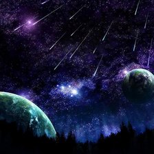 Схема вышивки «Космос»