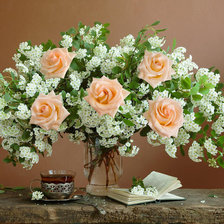 Схема вышивки «Розы»