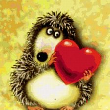 Схема вышивки «Ежик»