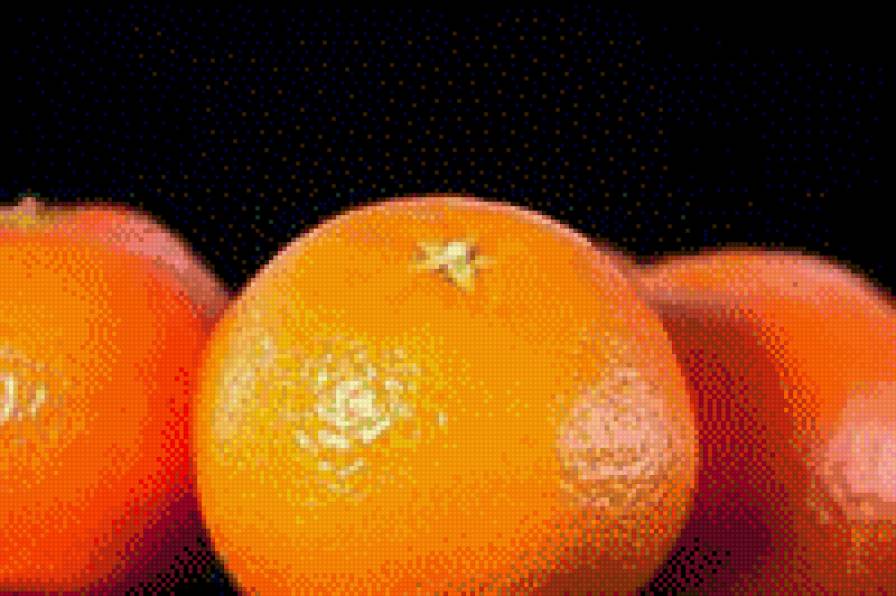 апельсины - на кухню, фрукты, на черном - предпросмотр