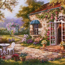 Схема вышивки «в саду»