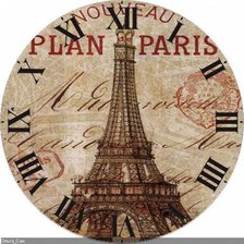 Схема вышивки «часы»