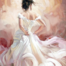 Схема вышивки «женский образ»