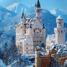 Схема вышивки «Замок»