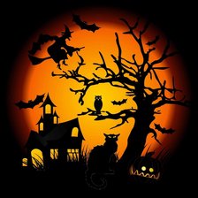 Схема вышивки «Хеловин»