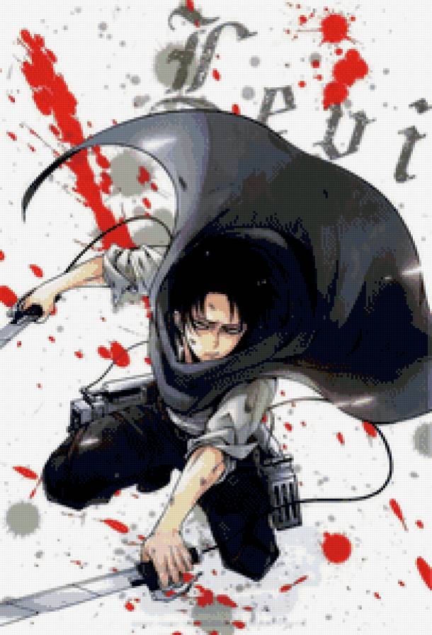 Капрал Леви - атака титанов, levi, attack on titan, вторжение гигантов - предпросмотр