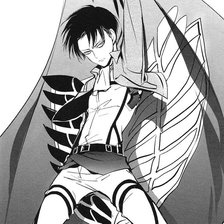 Схема вышивки «Капрал Леви»