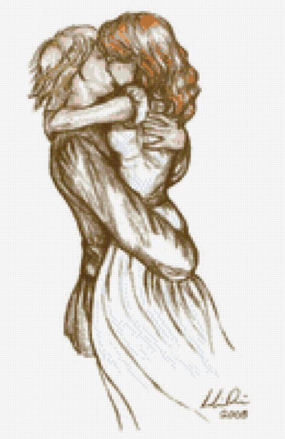 Поцелуй 03 - любовь, страсть, объятия, поцелуй, пара - предпросмотр