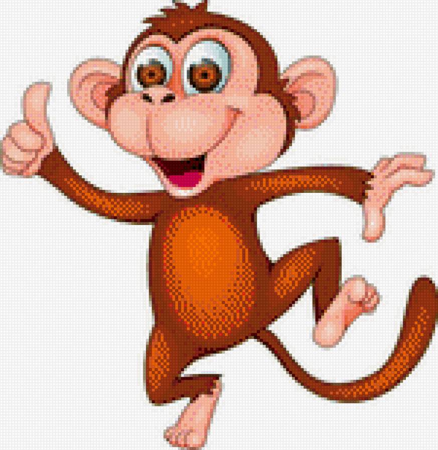 обезьянка - открытки - предпросмотр