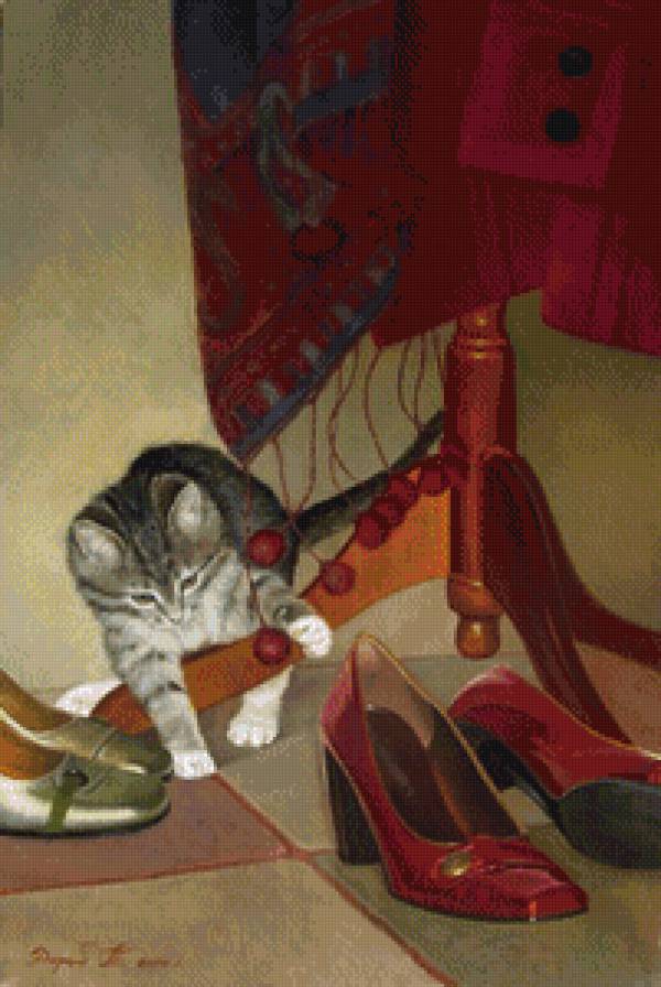 и где тут туфли той тети? - котики, кот, коты - предпросмотр