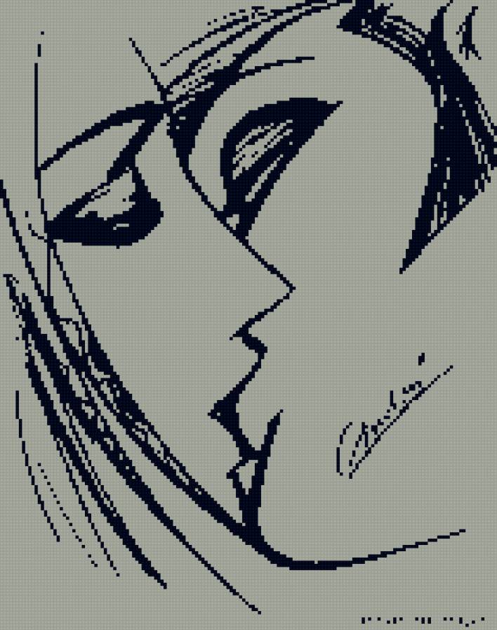 Поцелуй 01 - пара, поцелуй, любовь - предпросмотр