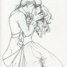 Схема вышивки «Поцелуй 02»