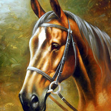 Схема вышивки «красивая лошадь»