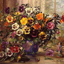 Схема вышивки «иван да марья по мотивам А. Уильямса»