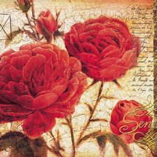 Схема вышивки «старинная открытка»