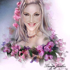 девушка орхидея