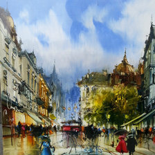 Схема вышивки «Старе місто»