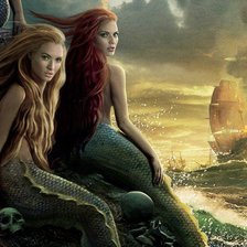 Схема вышивки «сирены»