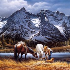 Схема вышивки «верхом»